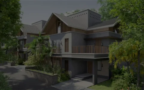Modern luxury villas in Manjeri with Vastu design, greenery, and contemporary architecture
