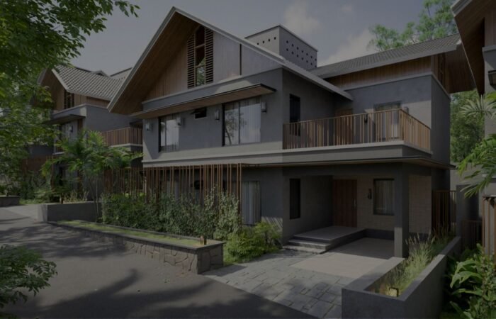 Luxury Villas in Perinthalmanna with modern architecture and lush greenery